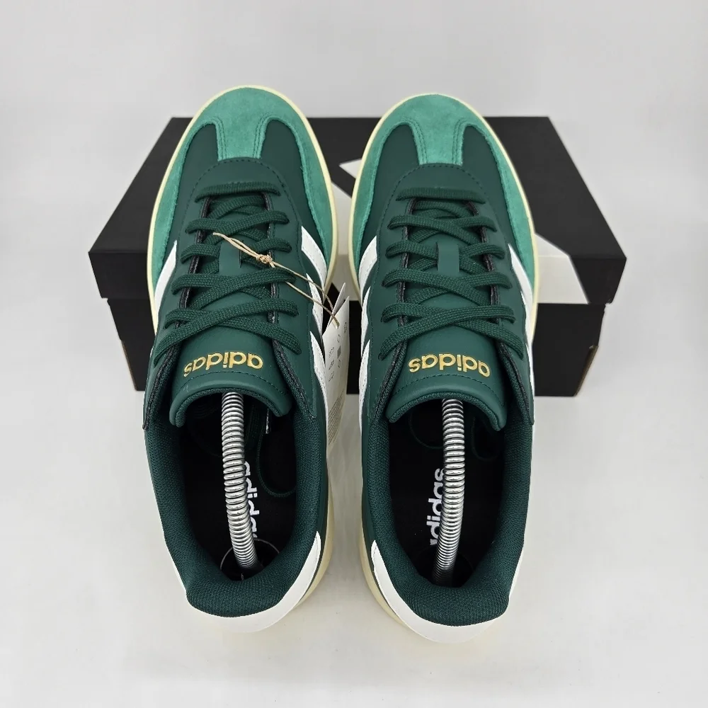New adidas Barreda Lifestyle Collegiate Green Core White Men's Shoes Size 10.5